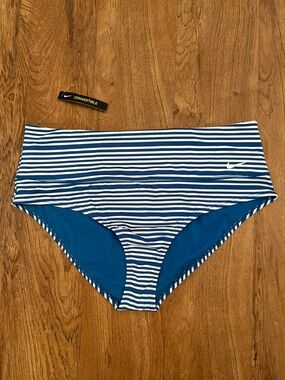Nike Sport Mesh High-Waisted Bikini Bottoms